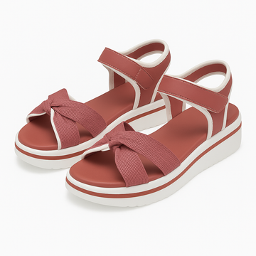 Vasaros basutės su lipukais ir paminkštintu padu