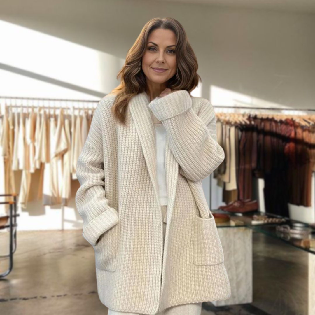 Eclat - jaukus kardiganas su kišenėmis